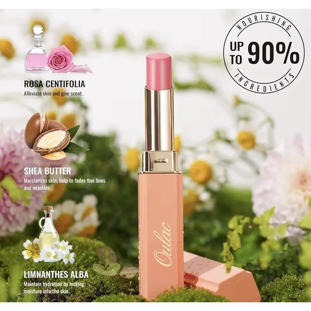 Oulac Moisture Shine Lipstick Deep Kiss Hydrating Lip Color NEW